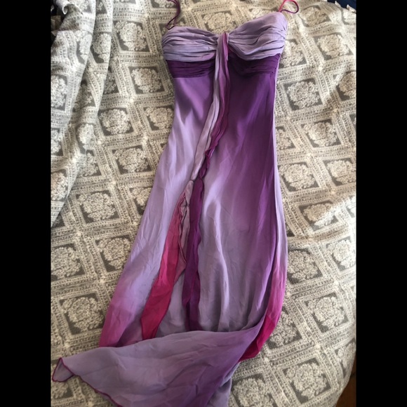 Ombré asymmetrical Gown size small - Picture 1 of 6